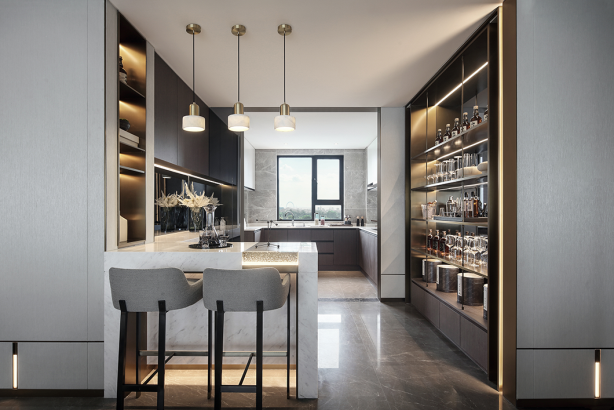 新中式風(fēng)格室內(nèi)設(shè)計(jì)家裝案例-廚房 新中式風(fēng)格室內(nèi)設(shè)計(jì)家裝案例-廚房