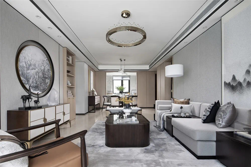 新中式風(fēng)格家裝設(shè)計室內(nèi)裝修效果圖-客廳 新中式風(fēng)格家裝設(shè)計室內(nèi)裝修效果圖-客廳