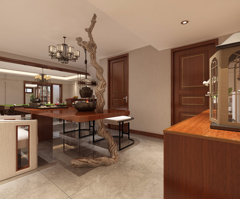 新中式風(fēng)格別墅裝修設(shè)計(jì)效果圖-力迅榕墅里別墅450平米-別墅會(huì)客室裝修設(shè)計(jì) 新中式風(fēng)格別墅裝修設(shè)計(jì)效果圖-力迅榕墅里別墅450平米-別墅會(huì)客室裝修設(shè)計(jì)