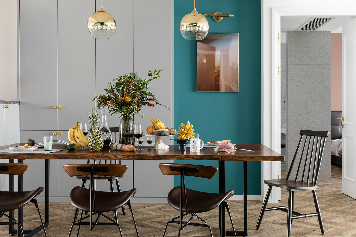 現(xiàn)代時尚風(fēng)格家裝設(shè)計室內(nèi)裝修效果圖-餐廳餐桌 現(xiàn)代時尚風(fēng)格家裝設(shè)計室內(nèi)裝修效果圖-餐廳餐桌