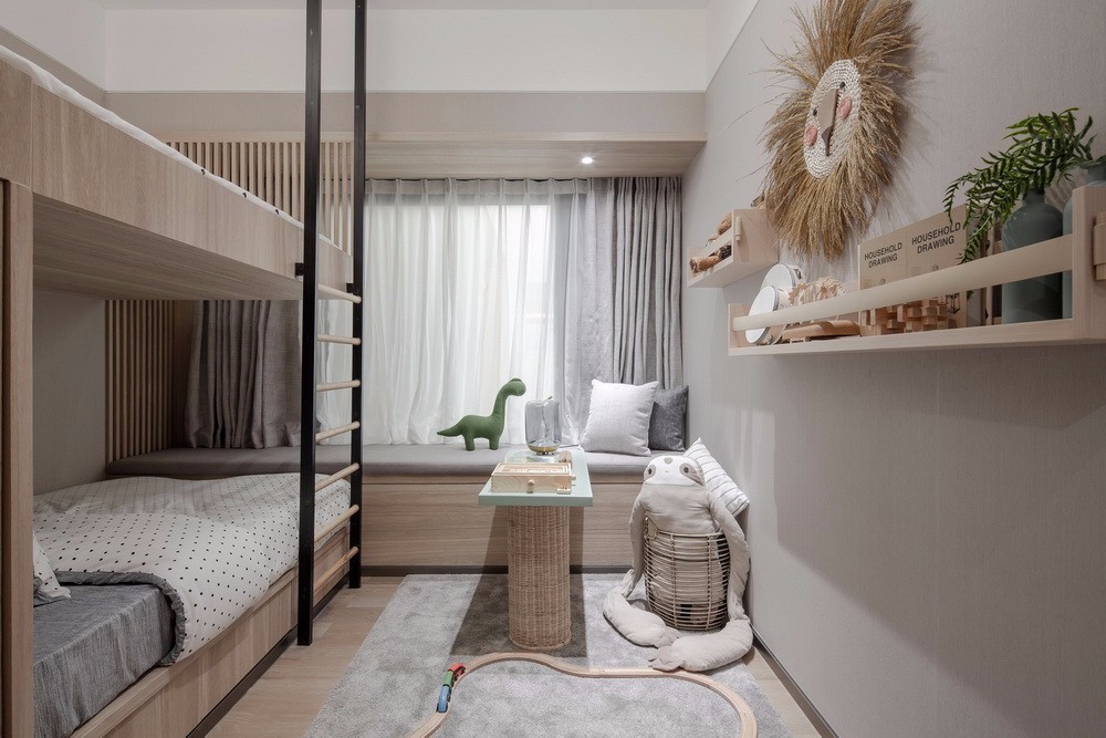 現(xiàn)代簡約風(fēng)格室內(nèi)家裝案例效果圖-兒童房 現(xiàn)代簡約風(fēng)格室內(nèi)家裝案例效果圖-兒童房