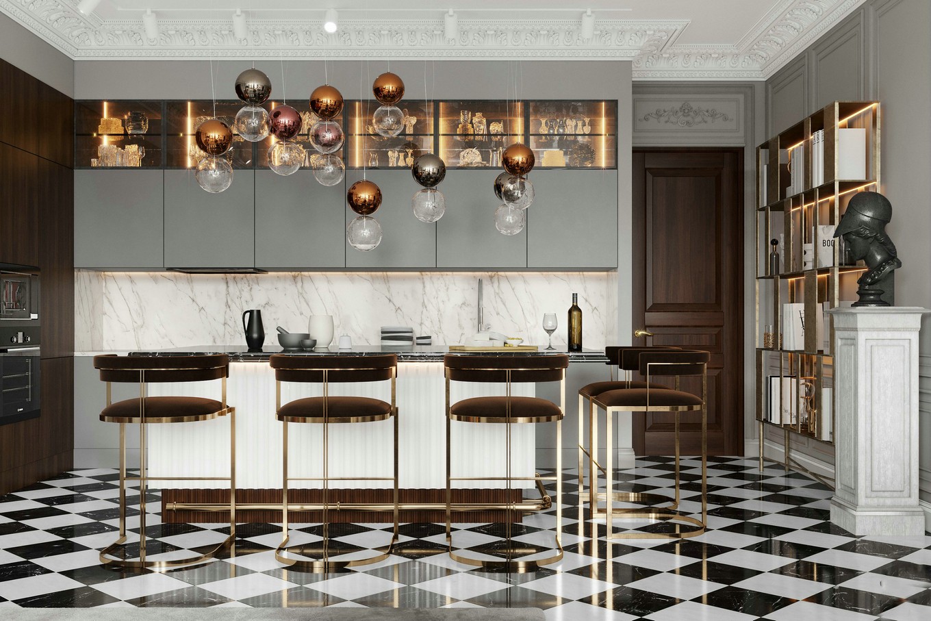 佛山裝修公司歐式風(fēng)格室內(nèi)裝修效果圖-廚房 佛山裝修公司歐式風(fēng)格室內(nèi)裝修效果圖-廚房