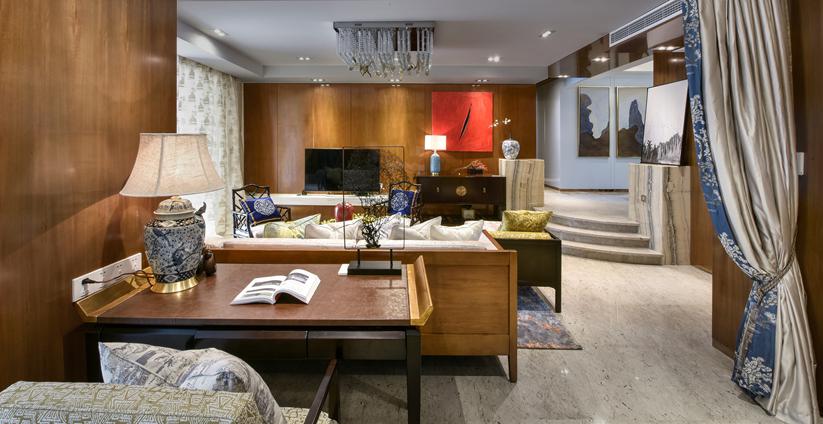 新中式風(fēng)格家裝設(shè)計室內(nèi)裝修效果圖-客廳 新中式風(fēng)格家裝設(shè)計室內(nèi)裝修效果圖-客廳