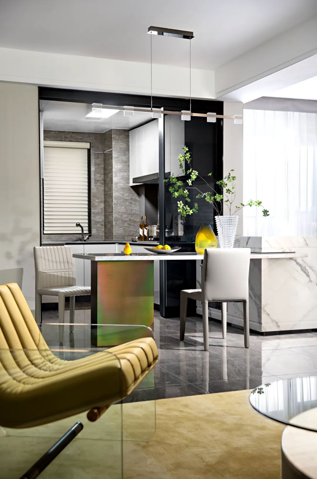 現(xiàn)代時尚摩登風(fēng)格室內(nèi)設(shè)計家裝案例-餐廳 現(xiàn)代時尚摩登風(fēng)格室內(nèi)設(shè)計家裝案例-餐廳