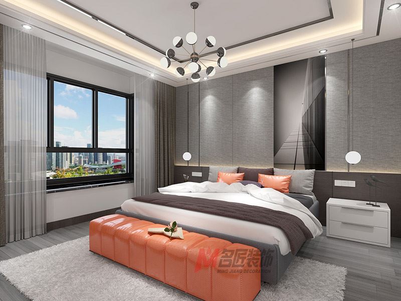 自貢市大佛街社區(qū)現(xiàn)代簡約風(fēng)格平層裝修案例