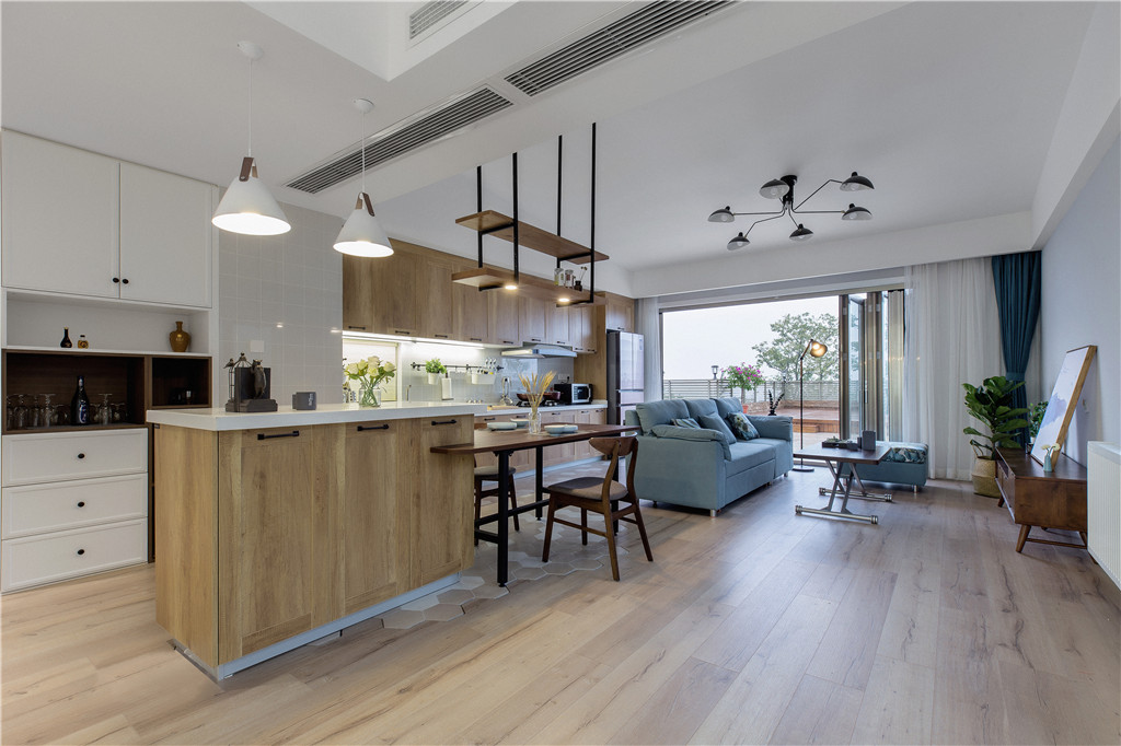 棲霞熙園三居136平米北歐風(fēng)格裝修案例-客廳 棲霞熙園三居136平米北歐風(fēng)格裝修案例-客廳