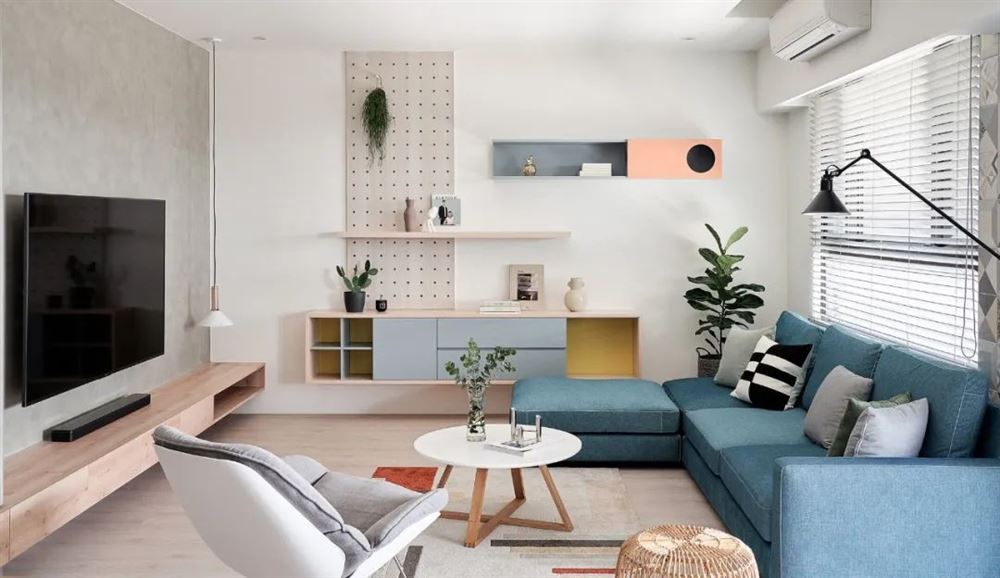 廣州市南沙金茂灣現(xiàn)代簡約風(fēng)格三居室裝修案例