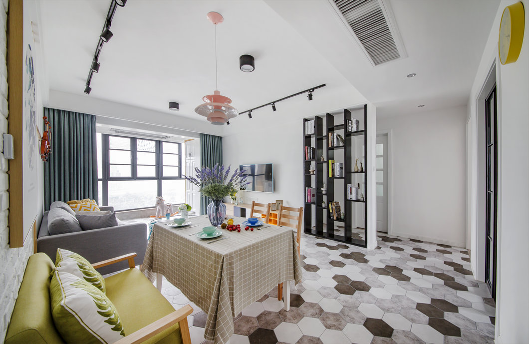 北歐簡約風格室內(nèi)設計家裝案例-餐廳