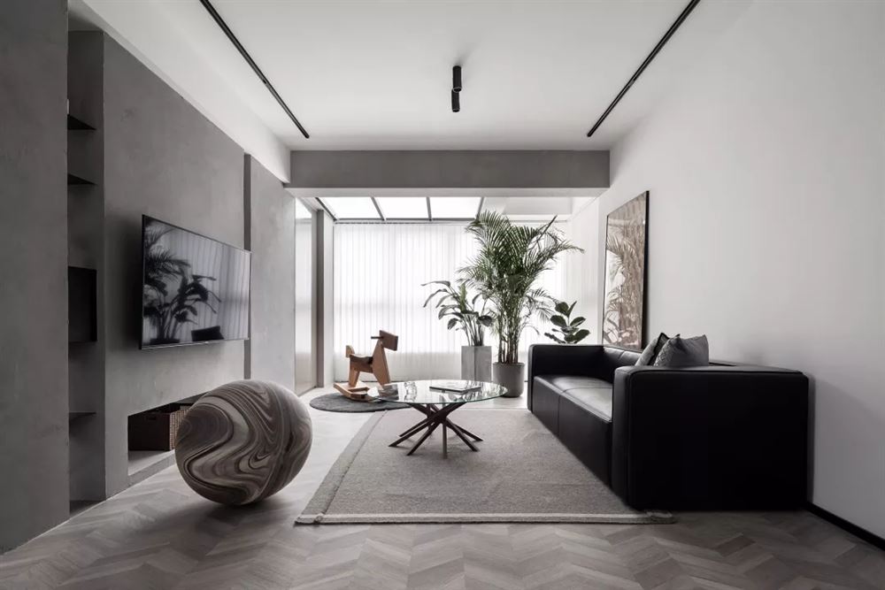 廣州市御華園現(xiàn)代簡約風格三居室裝修案例