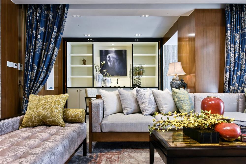 曲靖市富源和諧家園現代簡約風格四居室裝修案例