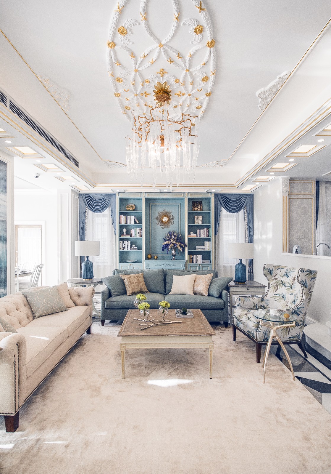 輕奢美式風(fēng)格家裝設(shè)計室內(nèi)裝修效果圖-客廳 輕奢美式風(fēng)格家裝設(shè)計室內(nèi)裝修效果圖-客廳