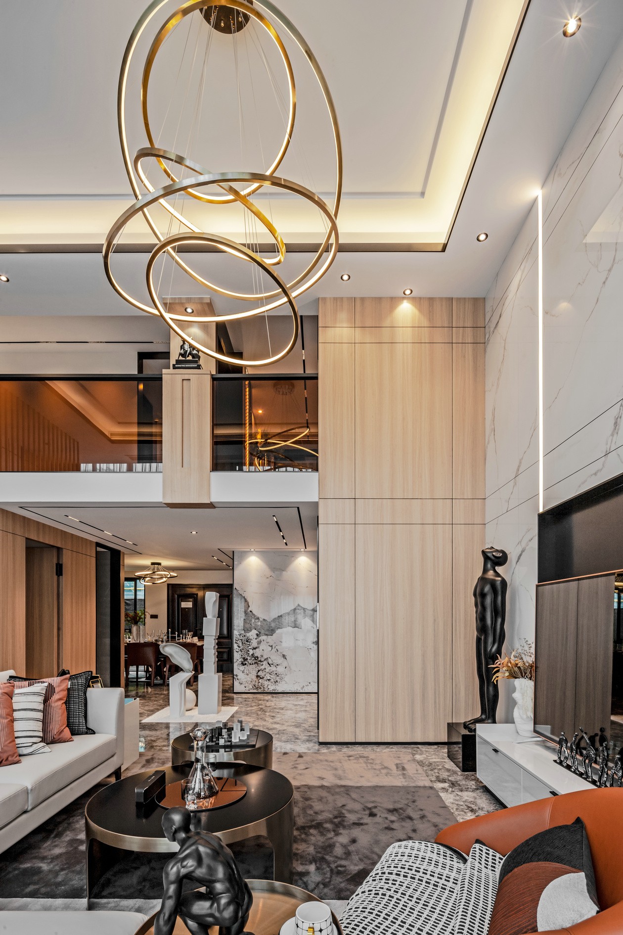 現(xiàn)代輕奢風(fēng)格復(fù)式室內(nèi)設(shè)計(jì)家裝案例-客廳裝飾燈 現(xiàn)代輕奢風(fēng)格復(fù)式室內(nèi)設(shè)計(jì)家裝案例-客廳裝飾燈