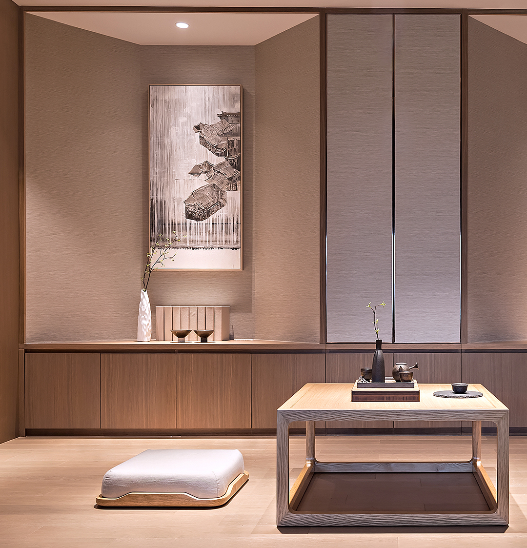 日式原木簡約風格室內(nèi)家裝案例效果圖-茶室 日式原木簡約風格室內(nèi)家裝案例效果圖-茶室