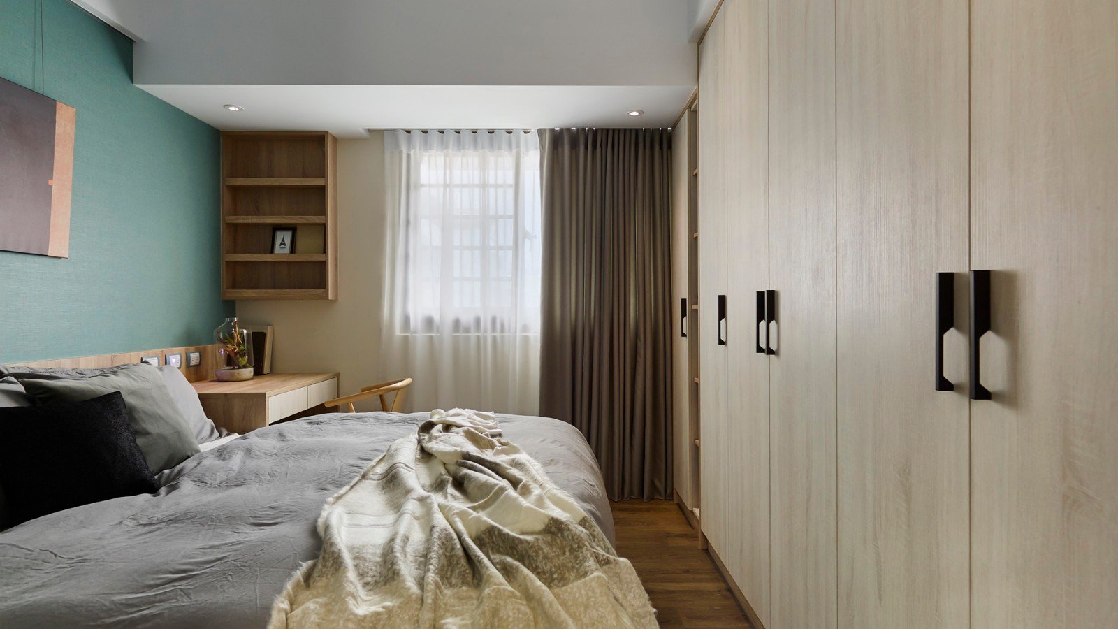 北歐風(fēng)格家裝設(shè)計(jì)室內(nèi)裝修效果圖-臥室 北歐風(fēng)格家裝設(shè)計(jì)室內(nèi)裝修效果圖-臥室