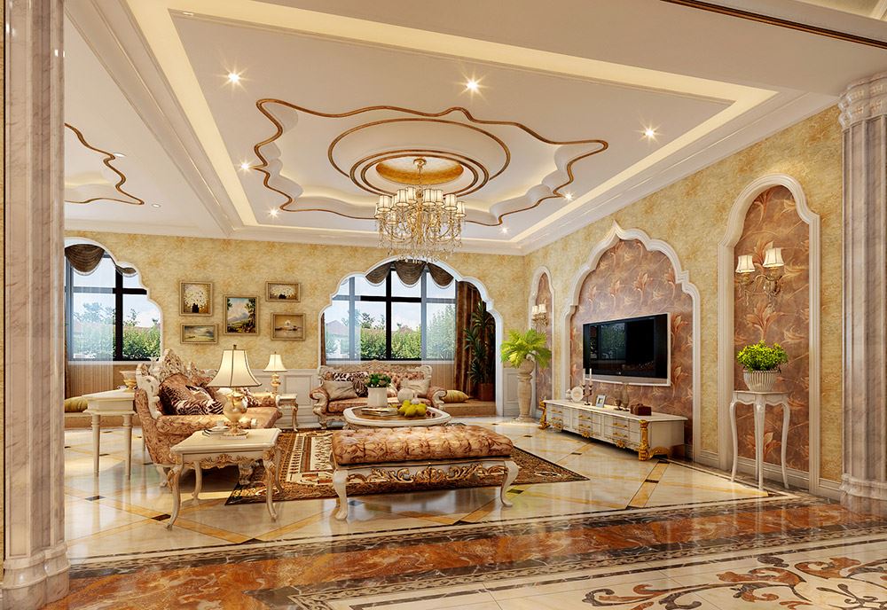 楚雄彝族自治州永仁古城歐式風(fēng)格別墅裝修案例