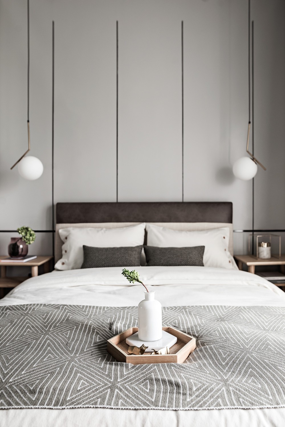 現(xiàn)代簡(jiǎn)約風(fēng)格公寓家裝案例效果圖-主臥 現(xiàn)代簡(jiǎn)約風(fēng)格公寓家裝案例效果圖-主臥