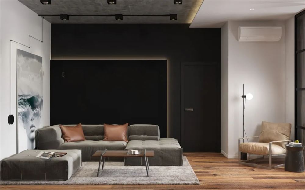 廣州市富力桃園輕奢風(fēng)格四居室裝修案例