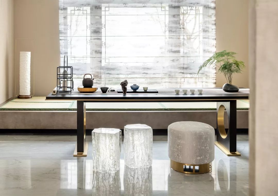 新中式風(fēng)格家裝設(shè)計室內(nèi)裝修效果圖-茶室 新中式風(fēng)格家裝設(shè)計室內(nèi)裝修效果圖-茶室