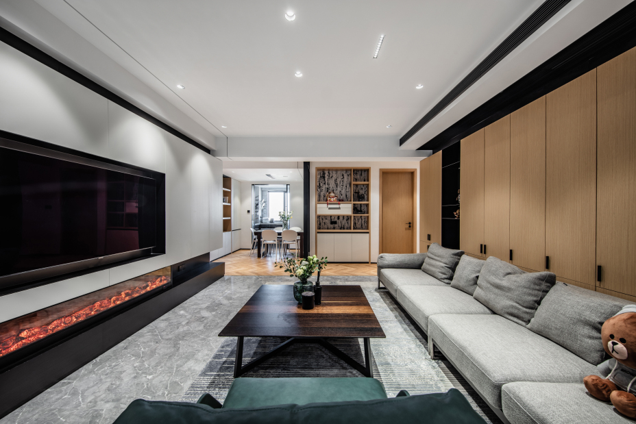 現(xiàn)代風(fēng)格室內(nèi)家裝案例效果圖-客廳 現(xiàn)代風(fēng)格室內(nèi)家裝案例效果圖-客廳