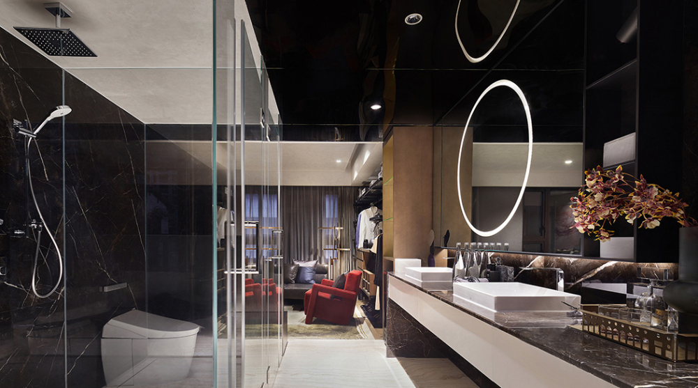 摩登前衛(wèi)風(fēng)格別墅家裝案例效果圖-衛(wèi)生間 摩登前衛(wèi)風(fēng)格別墅家裝案例效果圖-衛(wèi)生間