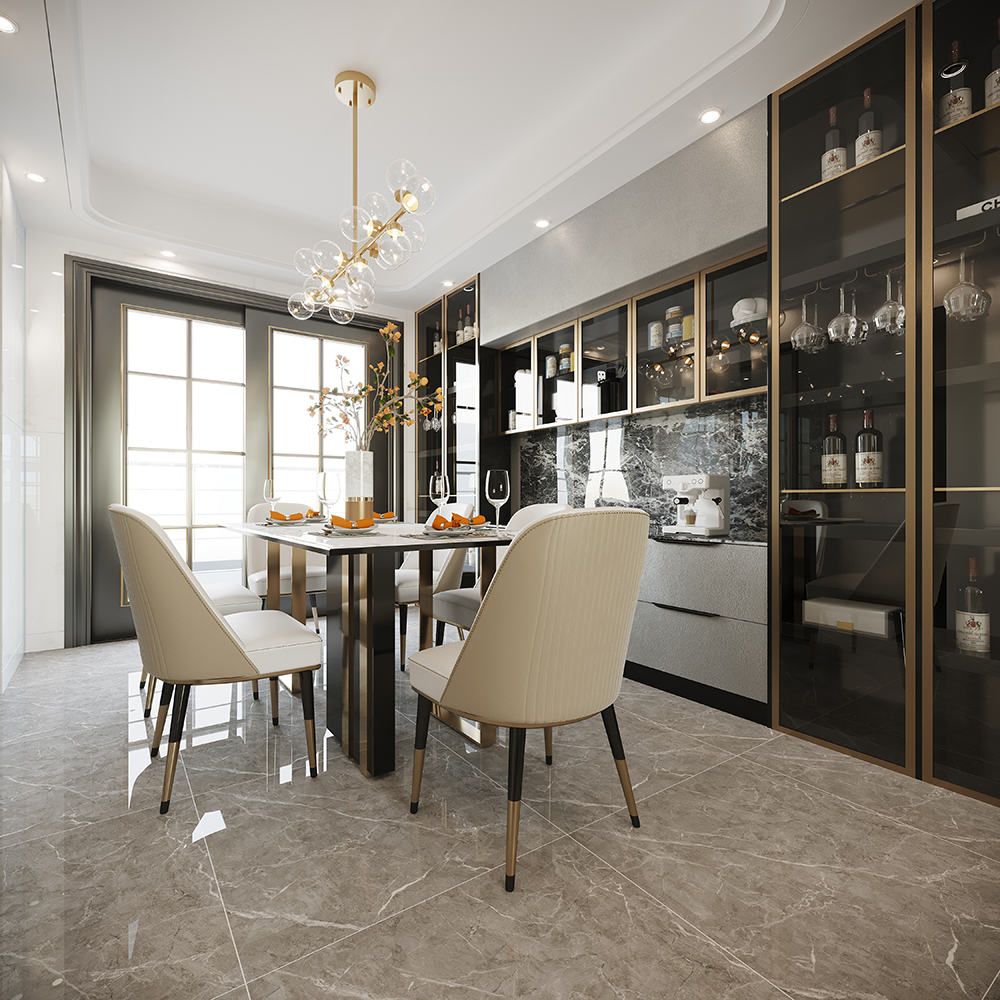萬象江山二期四居190平米現(xiàn)代前衛(wèi)風(fēng)格裝修案例-餐廳 萬象江山二期四居190平米現(xiàn)代前衛(wèi)風(fēng)格裝修案例-餐廳