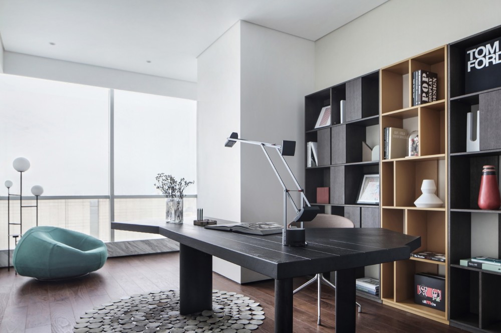現(xiàn)代簡約風(fēng)格室內(nèi)設(shè)計家裝案例-書房 現(xiàn)代簡約風(fēng)格室內(nèi)設(shè)計家裝案例-書房