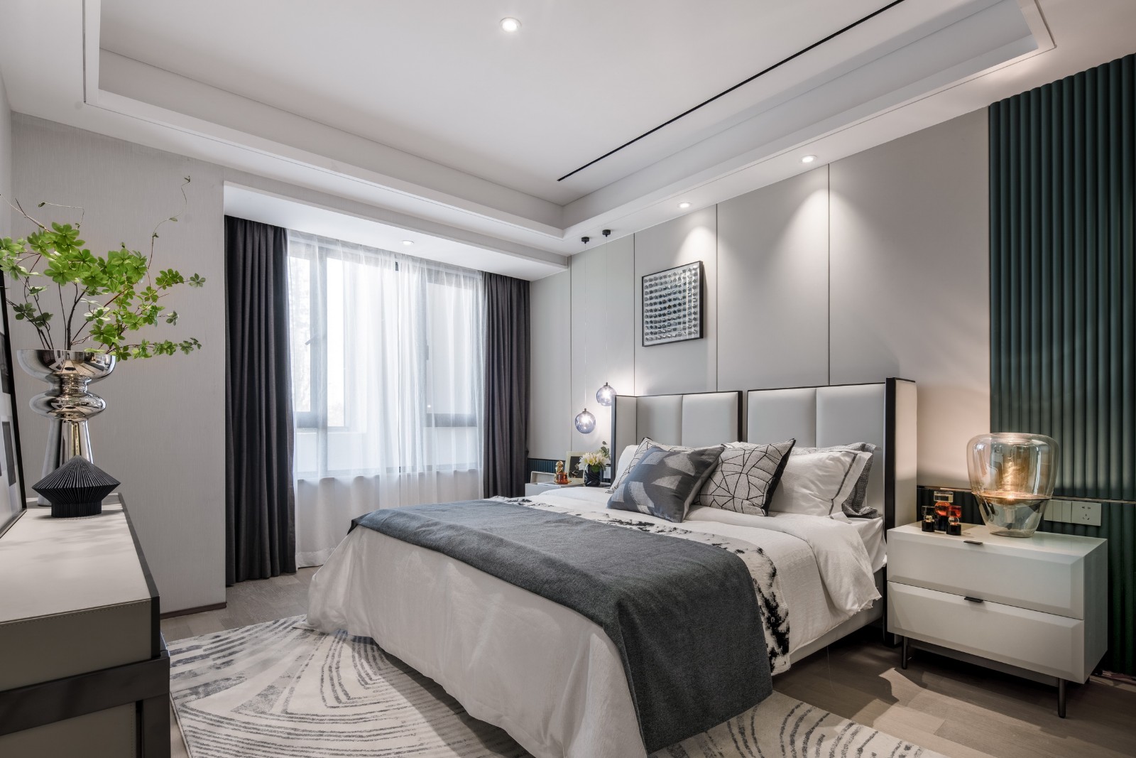 現(xiàn)代簡約風格室內(nèi)設(shè)計家裝案例-臥室 現(xiàn)代簡約風格室內(nèi)設(shè)計家裝案例-臥室
