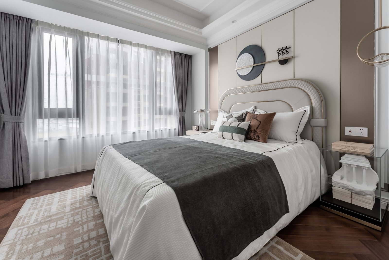 簡歐輕奢風(fēng)格室內(nèi)設(shè)計(jì)家裝案例-臥室 簡歐輕奢風(fēng)格室內(nèi)設(shè)計(jì)家裝案例-臥室