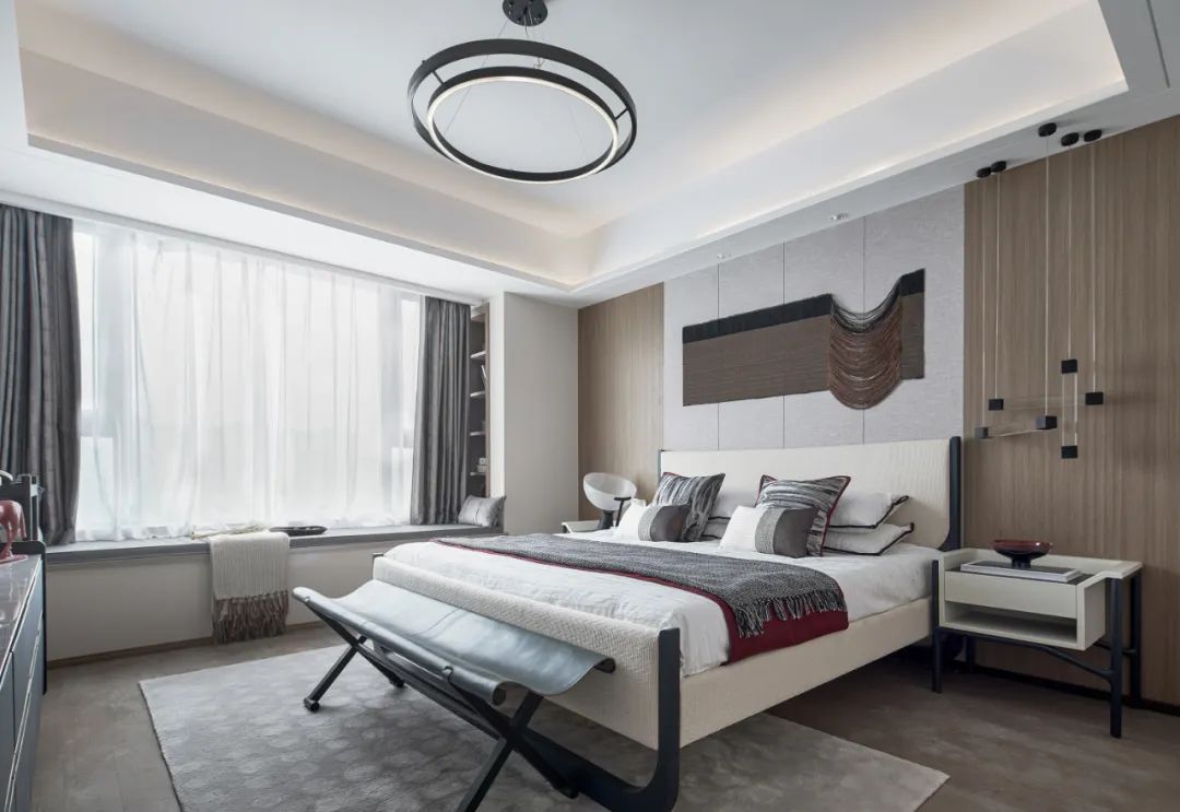 新中式風(fēng)格室內(nèi)設(shè)計家裝案例-主臥 新中式風(fēng)格室內(nèi)設(shè)計家裝案例-主臥