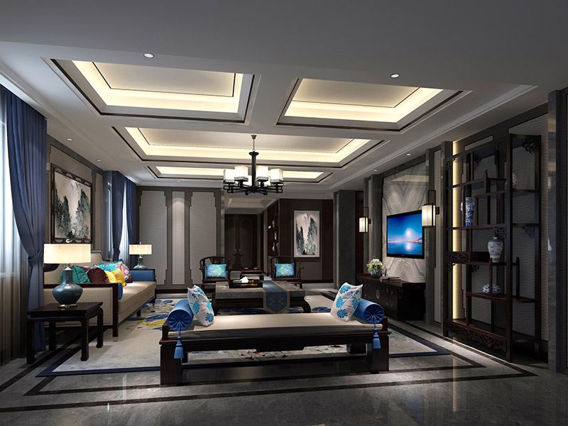 泰州市長(zhǎng)江首府歐式風(fēng)格別墅裝修案例