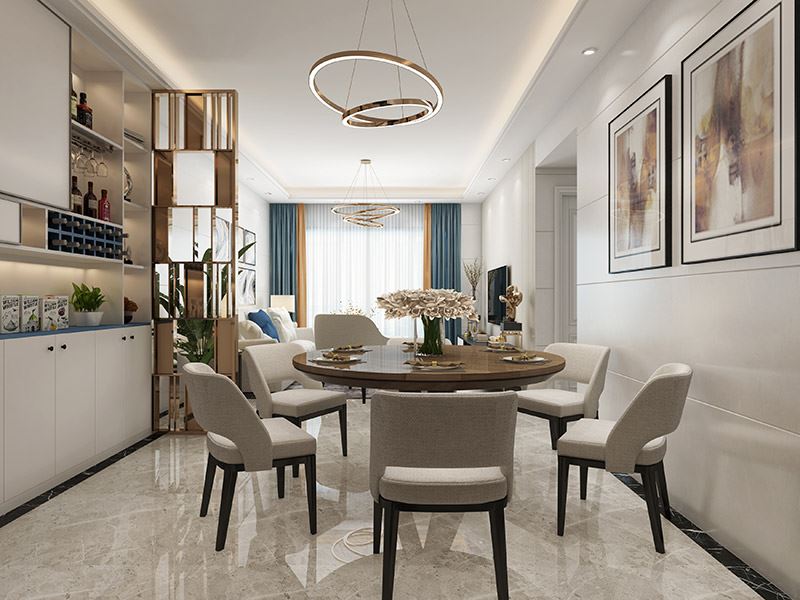 茂名市東方明珠城現(xiàn)代簡(jiǎn)約風(fēng)格三居室裝修案例