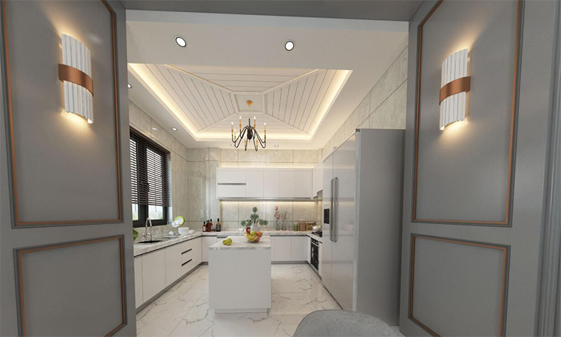 現(xiàn)代簡約風格別墅裝修設(shè)計效果圖-碧桂園別墅380平米-別墅廚房裝修設(shè)計 現(xiàn)代簡約風格別墅裝修設(shè)計效果圖-碧桂園別墅380平米-別墅廚房裝修設(shè)計