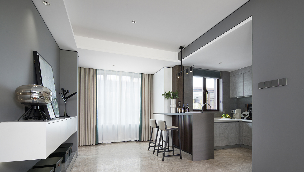 裝修案例現(xiàn)代簡約風格室內裝修效果圖-餐廚廳 裝修案例現(xiàn)代簡約風格室內裝修效果圖-餐廚廳