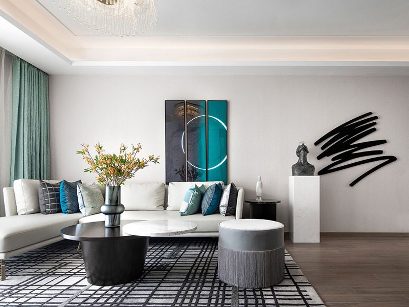 河源市恒大名都現(xiàn)代簡約風(fēng)格三居室裝修案例