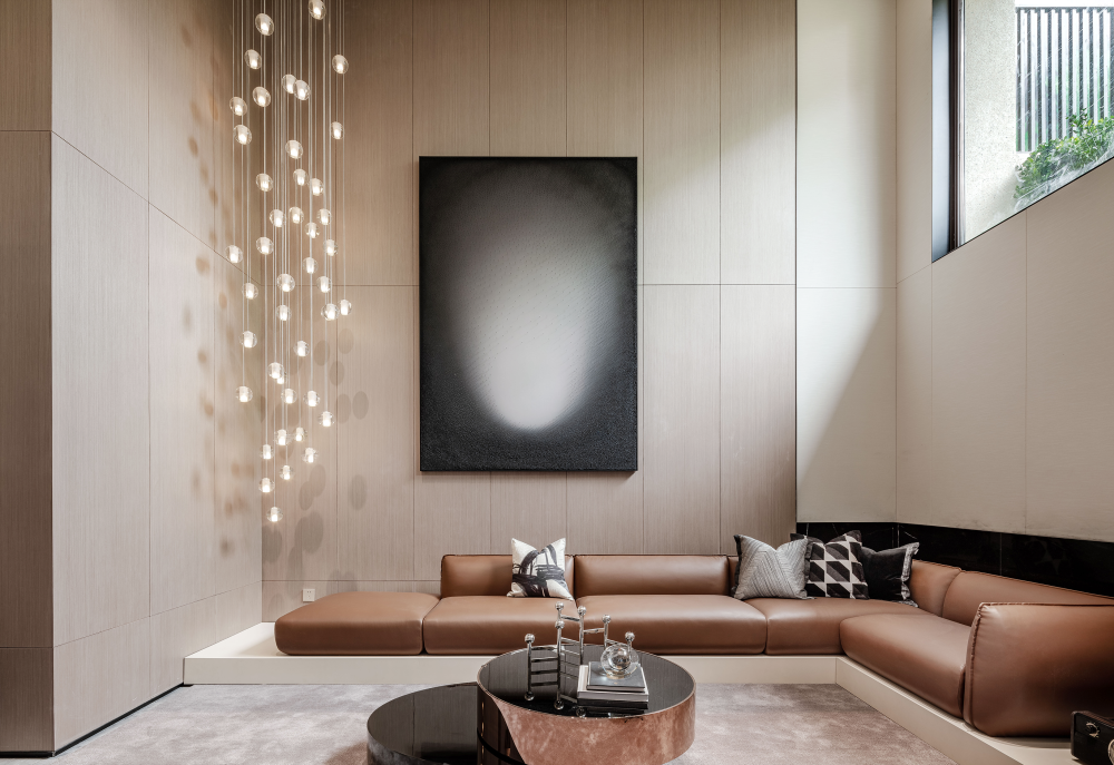 現(xiàn)代簡約風(fēng)格別墅設(shè)計家裝案例-客廳 現(xiàn)代簡約風(fēng)格別墅設(shè)計家裝案例-客廳