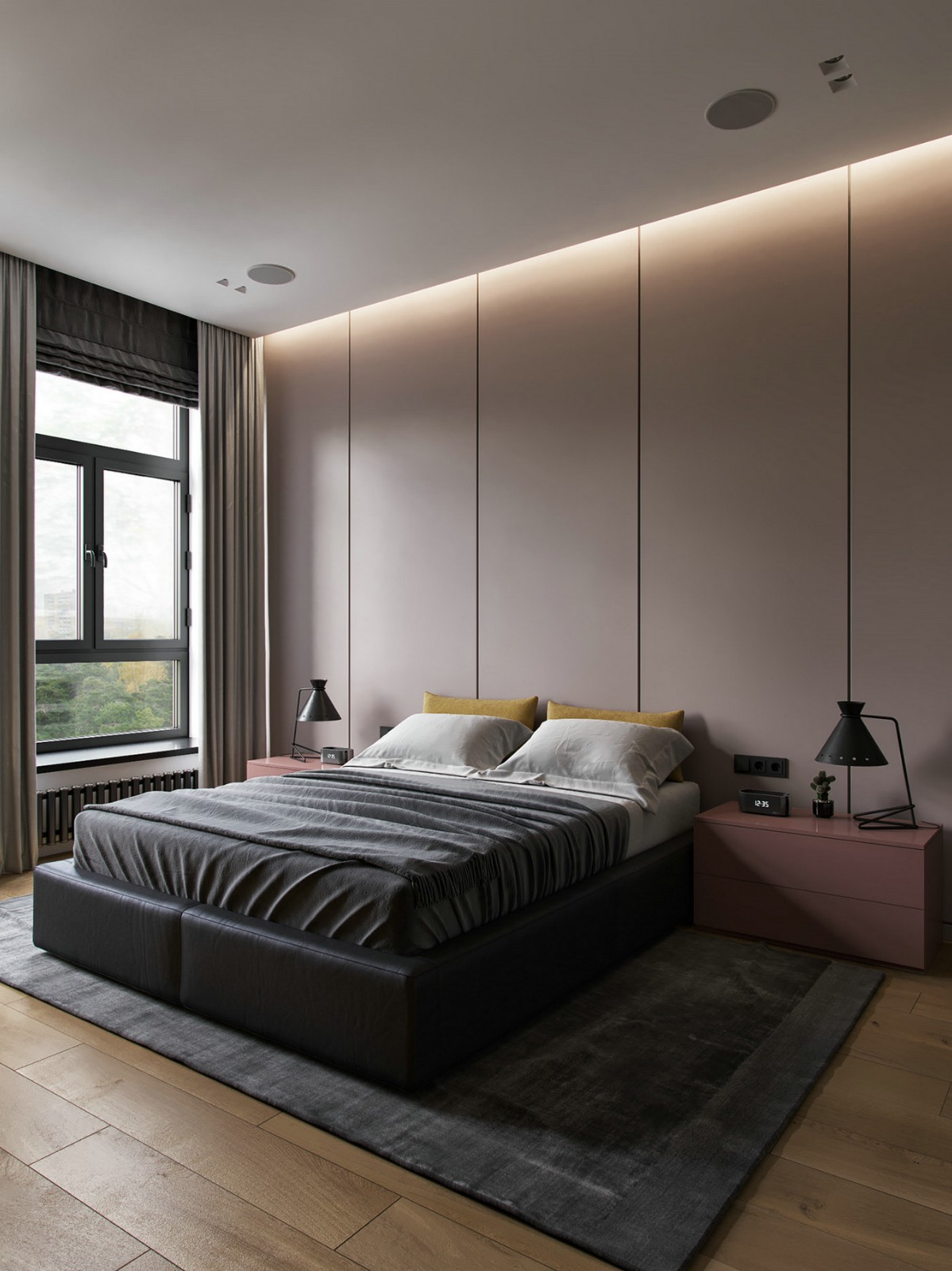 裝修公司現(xiàn)代前衛(wèi)風(fēng)格室內(nèi)裝修效果圖-主臥 裝修公司現(xiàn)代前衛(wèi)風(fēng)格室內(nèi)裝修效果圖-主臥