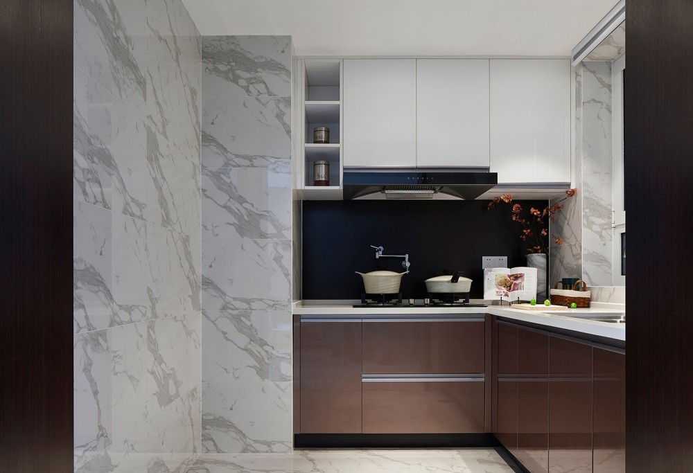 港式現(xiàn)代風(fēng)格室內(nèi)家裝案例效果圖-廚房 港式現(xiàn)代風(fēng)格室內(nèi)家裝案例效果圖-廚房