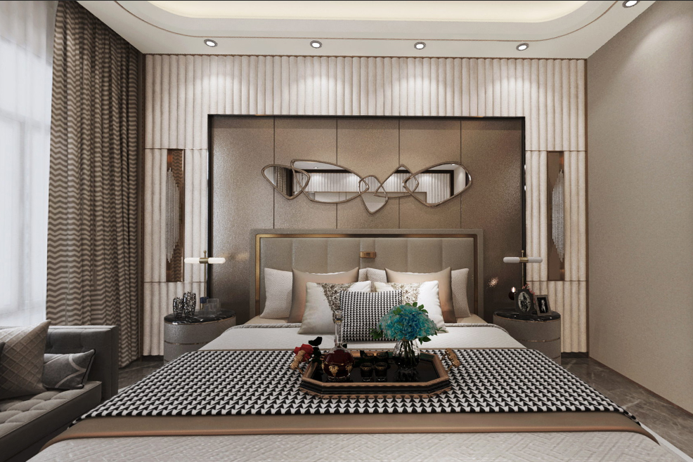 現(xiàn)代前衛(wèi)風(fēng)格室內(nèi)裝修效果圖-芙蓉金城三居110平米-臥室 現(xiàn)代前衛(wèi)風(fēng)格室內(nèi)裝修效果圖-芙蓉金城三居110平米-臥室