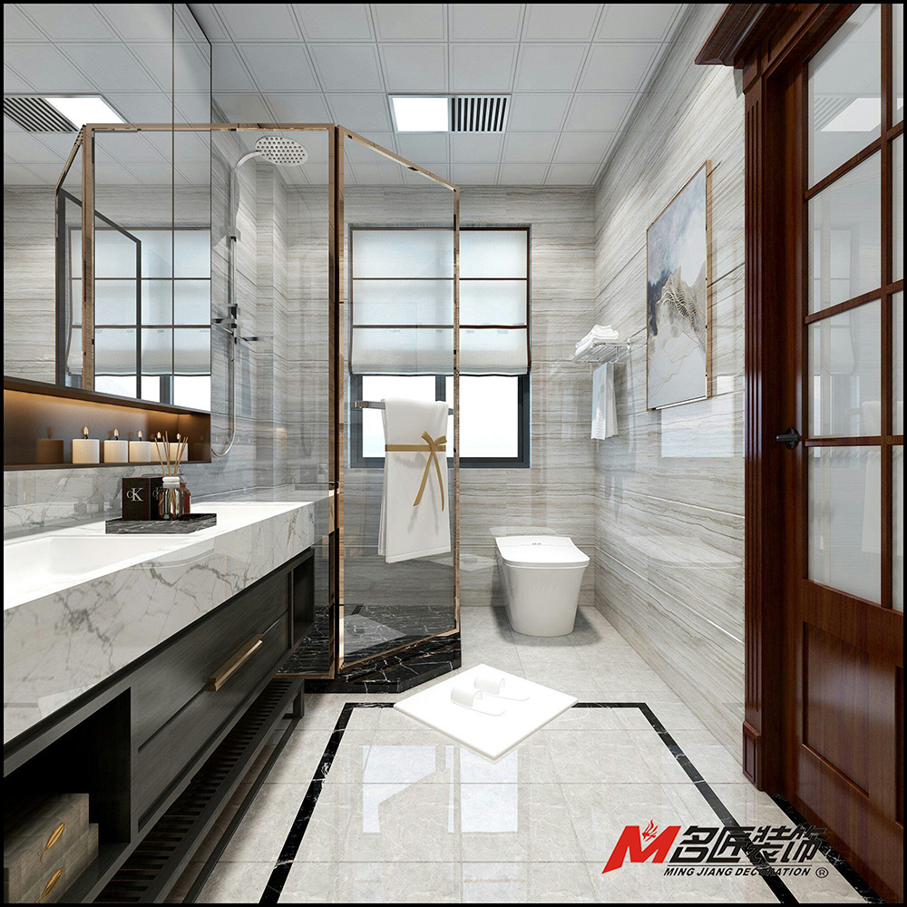 裝修公司新中式風格室內(nèi)裝修效果圖-衛(wèi)生間 裝修公司新中式風格室內(nèi)裝修效果圖-衛(wèi)生間