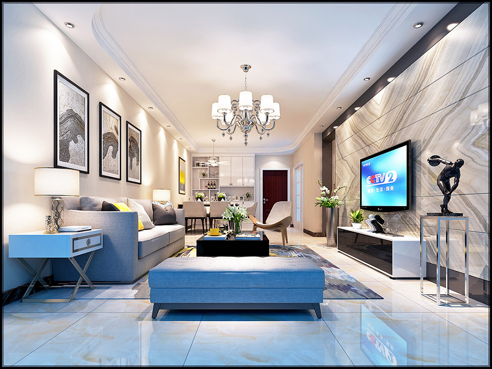 輕奢風(fēng)格室內(nèi)裝修效果圖-綠地景悅?cè)?23平米-客廳 輕奢風(fēng)格室內(nèi)裝修效果圖-綠地景悅?cè)?23平米-客廳