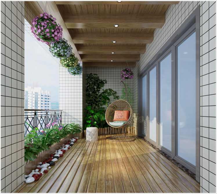 佛山裝修公司簡歐風(fēng)格室內(nèi)裝修效果圖-陽臺 佛山裝修公司簡歐風(fēng)格室內(nèi)裝修效果圖-陽臺