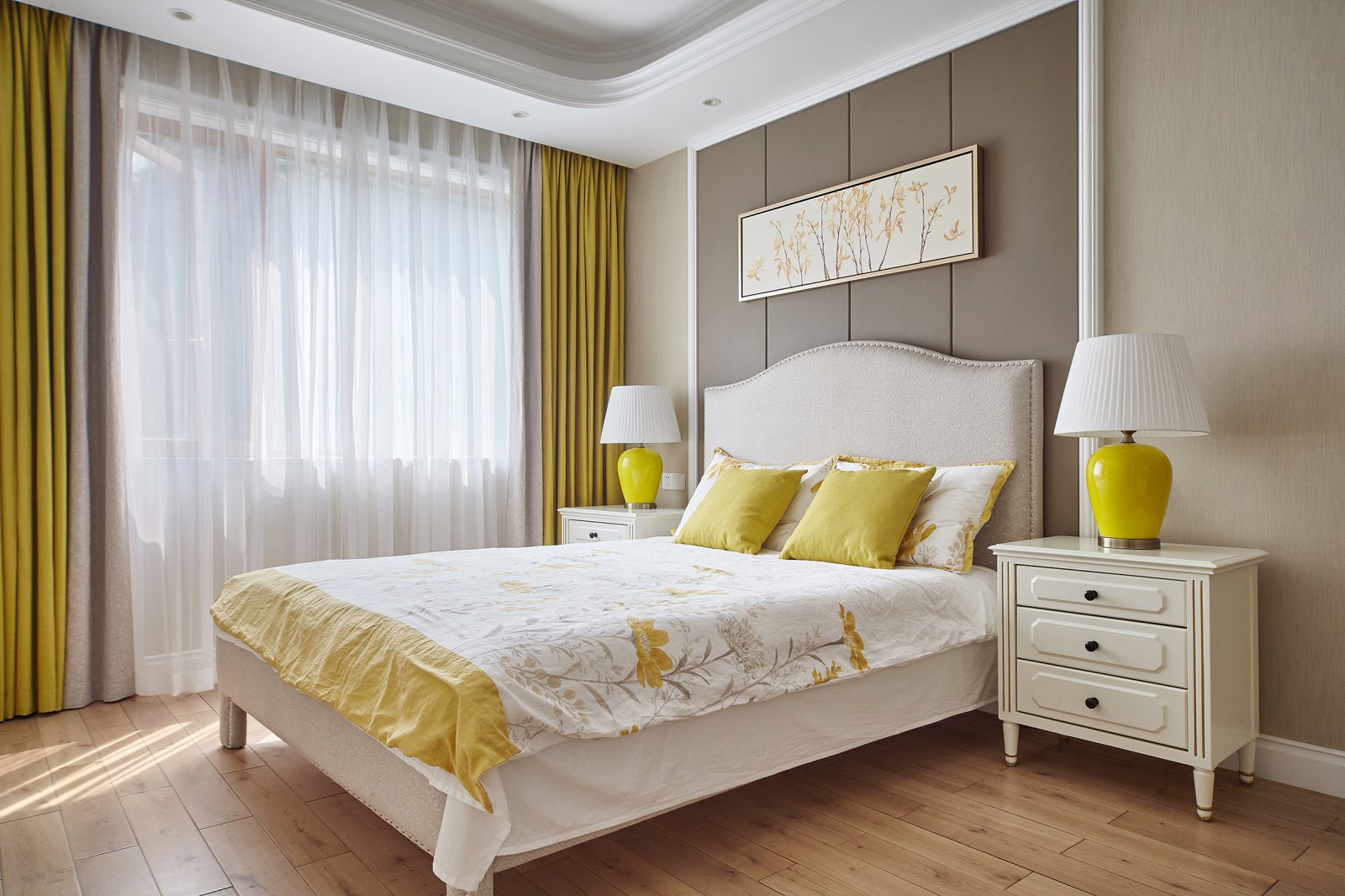 簡歐輕奢風格家裝設計室內裝修效果圖-客臥 簡歐輕奢風格家裝設計室內裝修效果圖-客臥