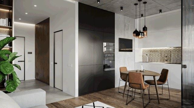 廣州市萬科南方公元現(xiàn)代簡(jiǎn)約風(fēng)格公寓裝修案例