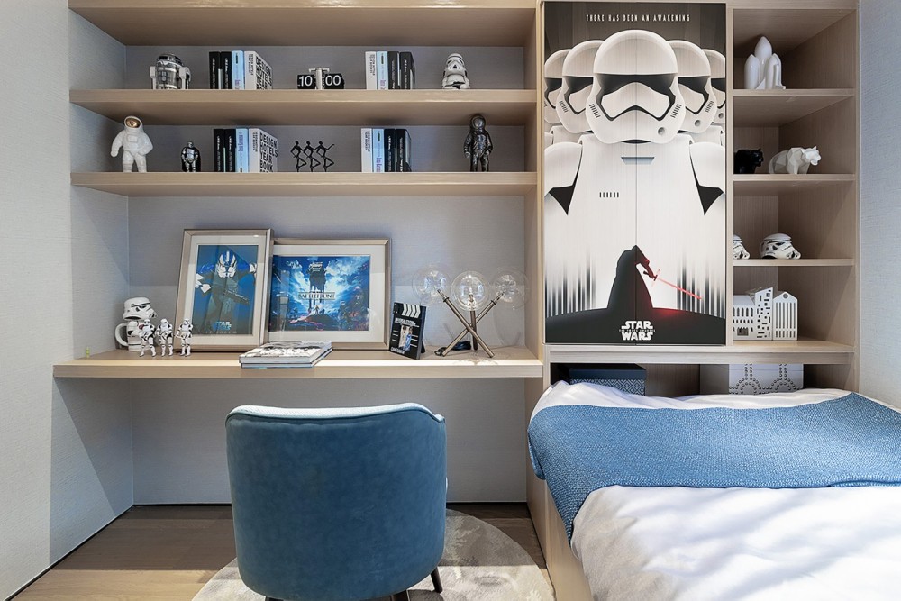 現(xiàn)代簡約風(fēng)格室內(nèi)設(shè)計(jì)家裝案例-次臥 現(xiàn)代簡約風(fēng)格室內(nèi)設(shè)計(jì)家裝案例-次臥