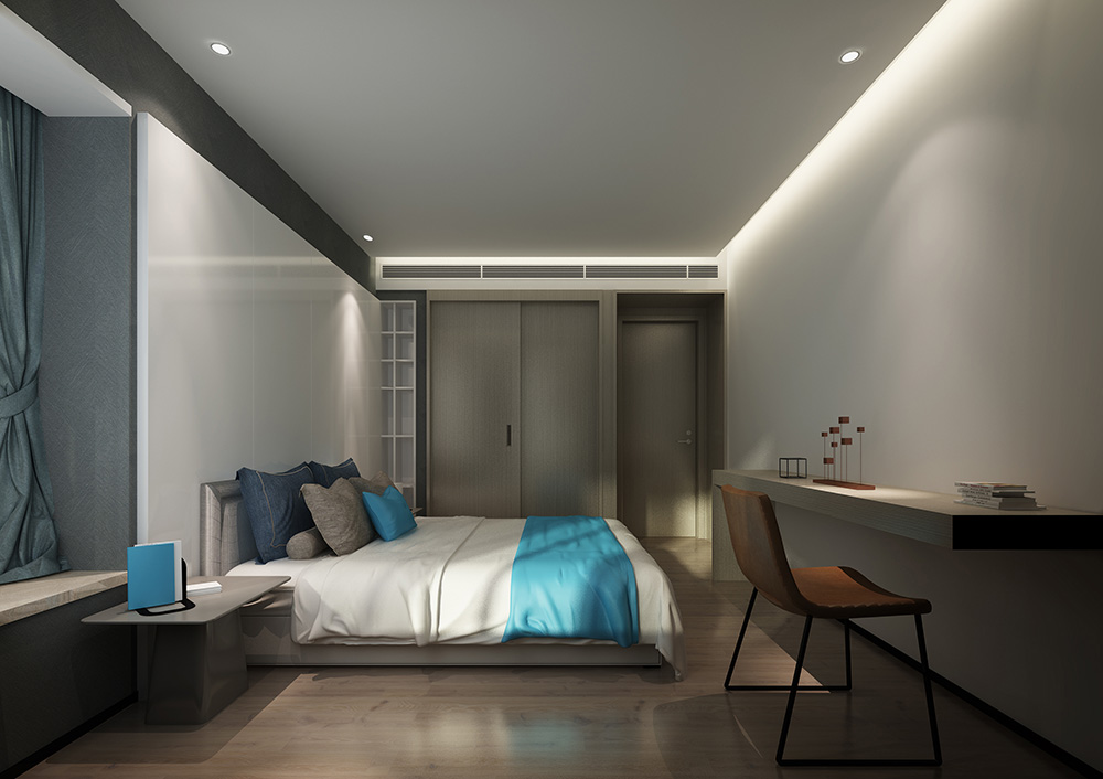 極簡風(fēng)格室內(nèi)裝修設(shè)計效果圖-悅江上品四居210平米-室內(nèi)臥室裝修設(shè)計 極簡風(fēng)格室內(nèi)裝修設(shè)計效果圖-悅江上品四居210平米-室內(nèi)臥室裝修設(shè)計
