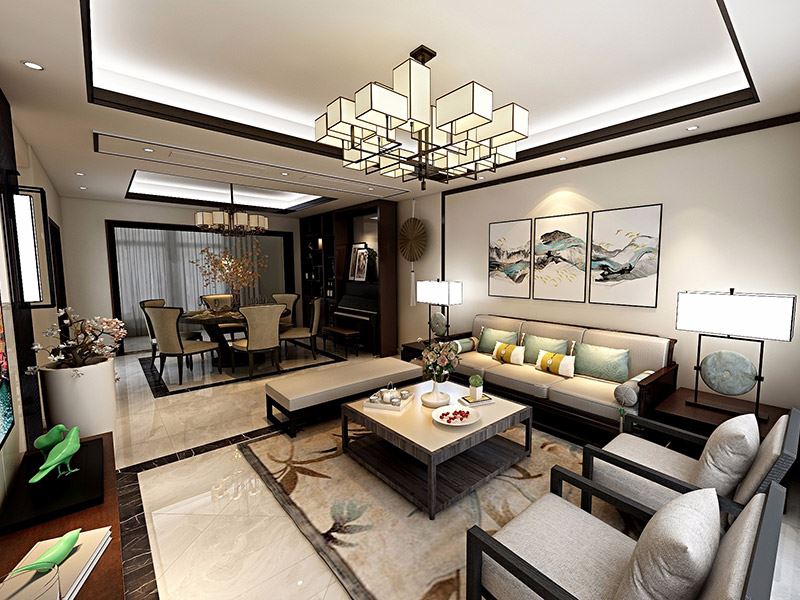 佛山市新希望悅瓏灣北歐風(fēng)格四居室裝修案例