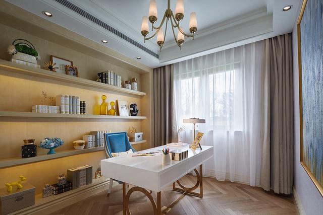 裝修案例簡歐風格室內(nèi)裝修效果圖-書房 裝修案例簡歐風格室內(nèi)裝修效果圖-書房