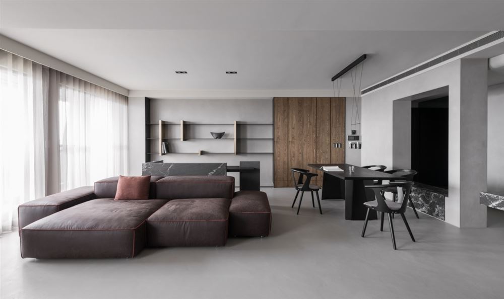 佛山市新希望悅瓏灣現(xiàn)代簡約風格四居室裝修案例