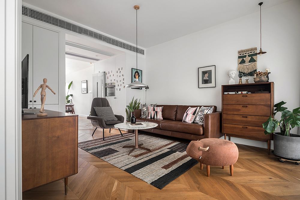 廣州市元邦山清水秀別墅北歐風格三居室裝修案例