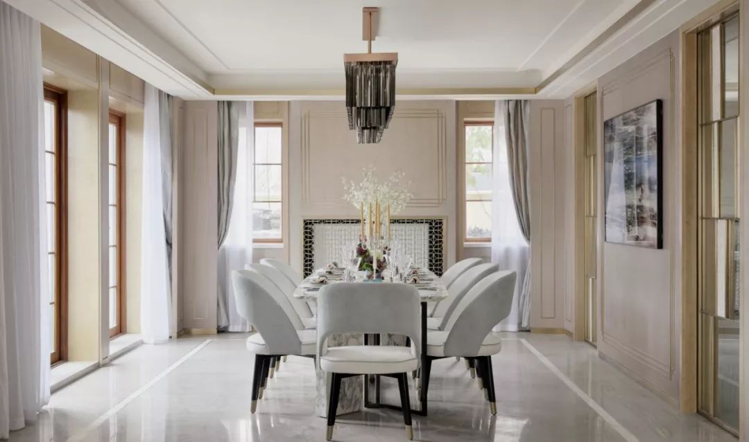 裝修案例現(xiàn)代輕奢風(fēng)格室內(nèi)裝修效果圖-餐廳 裝修案例現(xiàn)代輕奢風(fēng)格室內(nèi)裝修效果圖-餐廳